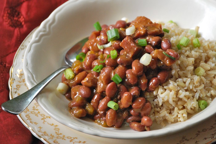 Photo Credit http://relishingit.com/2013/04/19/cajun-red-beans-and-brown-rice/